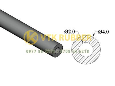 Gia công ống silicon chịu nhiệt phi 2 x 4 ở Hà Nội
