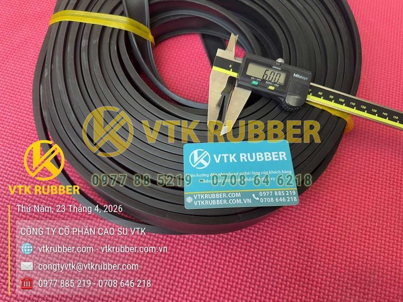 Ron cao su EPDM chữ U 24x6x2