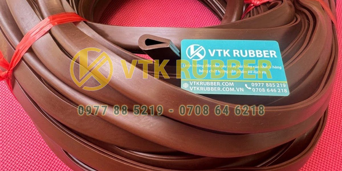 Sản xuất ron cao su nâu chữ U theo yêu cầu: Giá gốc tại xưởng