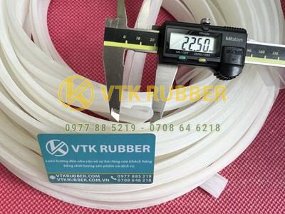 Ron silicon trắng chữ U 8.5x22.5x4.5 chịu nhiệt, kín khít tốt