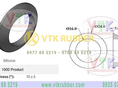 Gia công vòng đệm silicon tiết đệm tròn ở Lào Cai