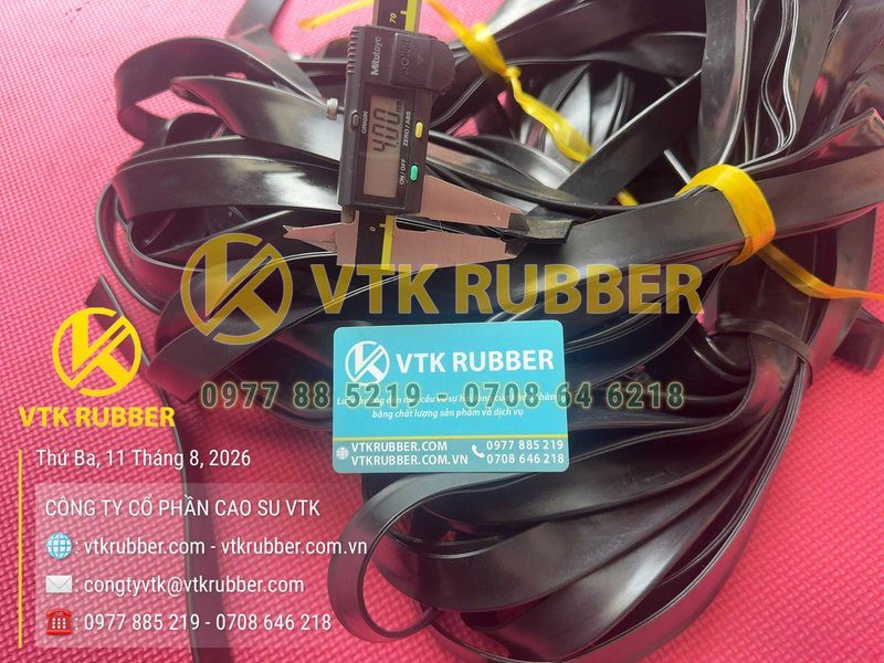 Báo giá ron cao su EPDM chữ U 4x23x1 theo yêu cầu tại VTK