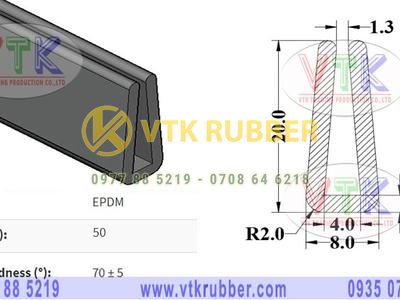 Nơi bán ron cao su chữ U ở Điện Biên