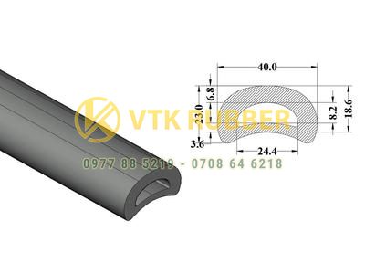 Mua ron cao su EPDM chữ D ở Hà Nam