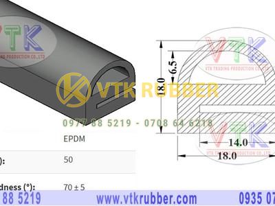 Địa chỉ bán ron silicon chữ E màu đen, trắng ở Nam Định