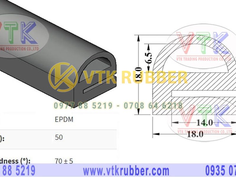 Địa chỉ bán ron silicon chữ E màu đen, trắng ở Nam Định