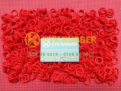 Gioăng oring silicon chịu nhiệt phi tròn - Sản xuất theo bản vẽ