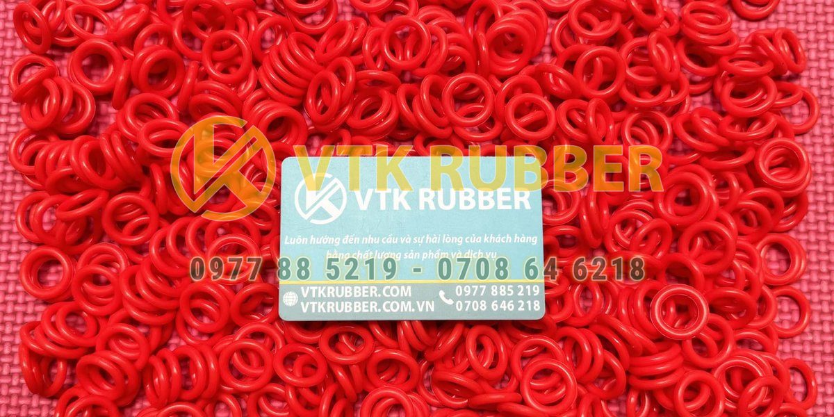 Gioăng oring silicon chịu nhiệt phi tròn - Sản xuất theo bản vẽ