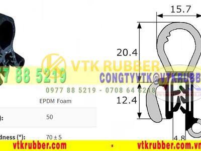 Ron cao su xốp bọc kẽm - 10026