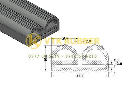 Gia công gioăng silicon chữ E ở Phú Thọ