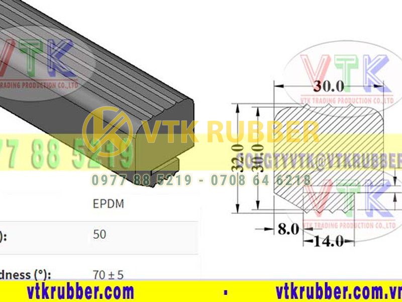 Đệm cao su hình vuông chống va đập ở Long An