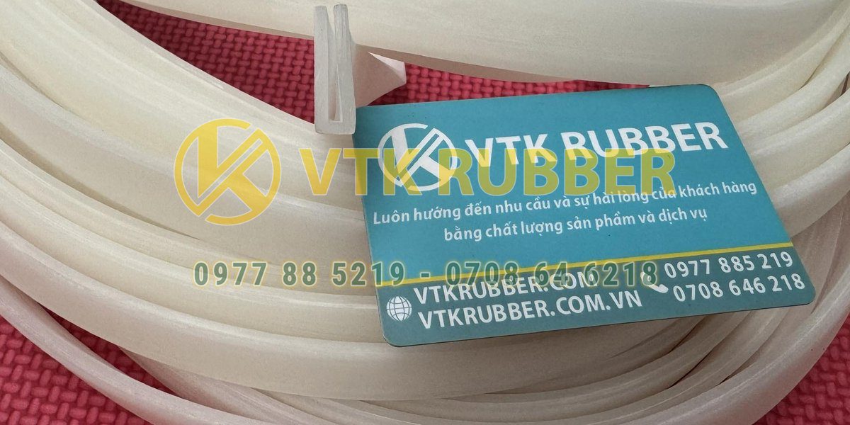 Các kích thước ron silicon, cao su chữ U phổ biến & dễ chọn nhất hiện nay
