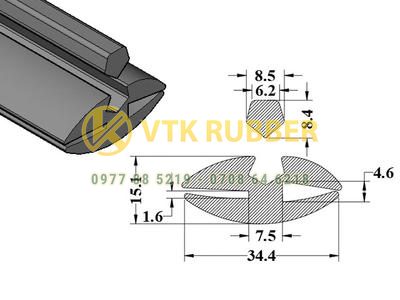 Nơi sản xuất gioăng silicon xanh chịu nhiệt chữ H Đồng Nai