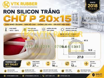 Ron silicon chữ P 20x15 ở Tuyên Quang