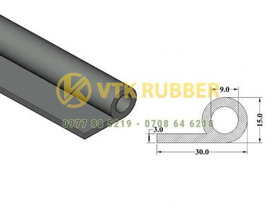 Địa chỉ bán gioăng silicon trắng chữ P ở Bình Định
