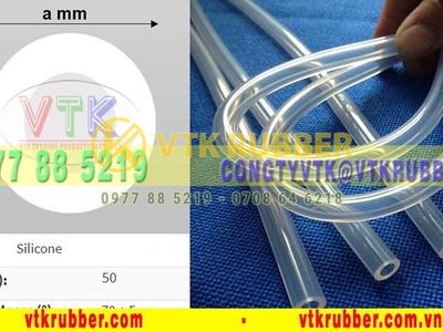 Ống silicone trong suốt