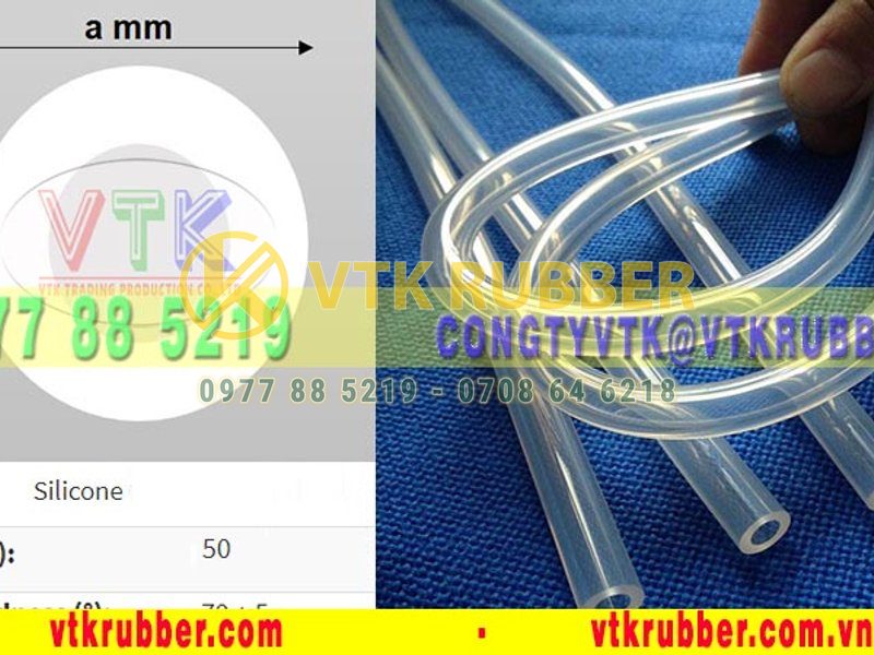 Ống silicone trong suốt