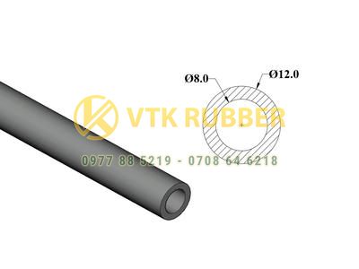 Gia công dây ống silicon tròn rỗng chịu nhiệt ở Gia Lai