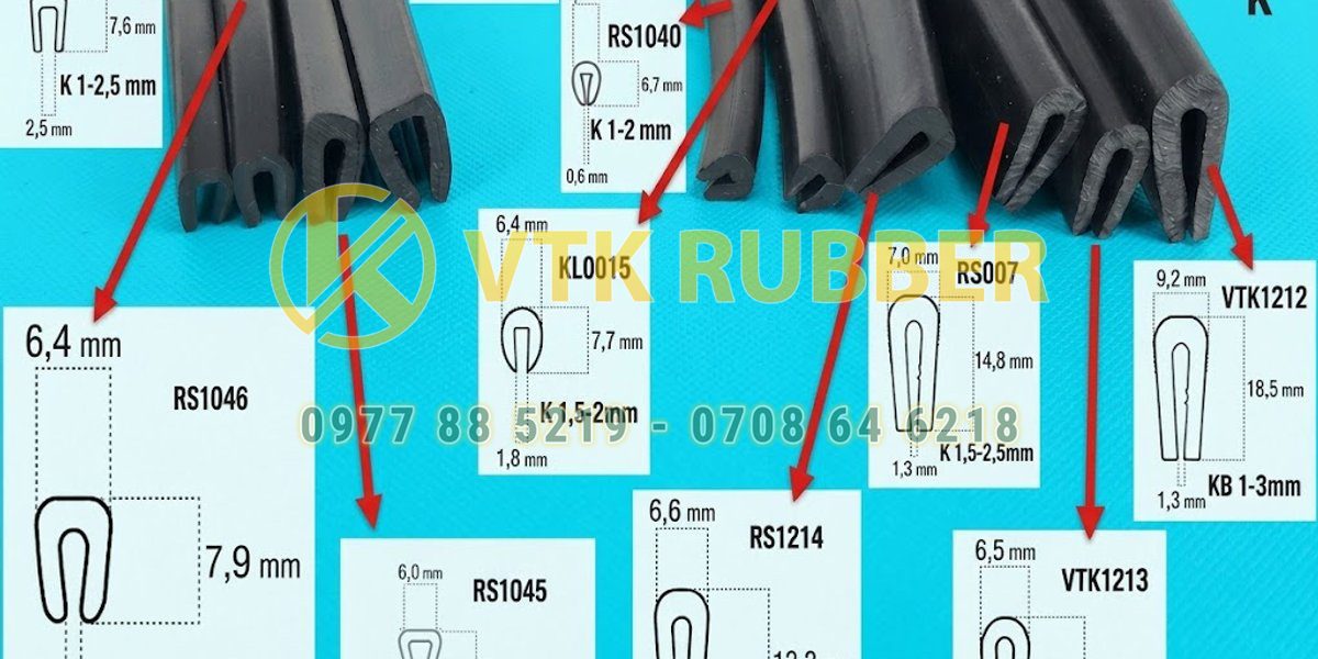 Ron cao su chữ U chịu nhiệt, bọc cạnh, kín khít