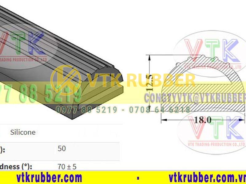 Công ty sản xuất gioăng silicon nồi cơm chữ E Đồng Nai