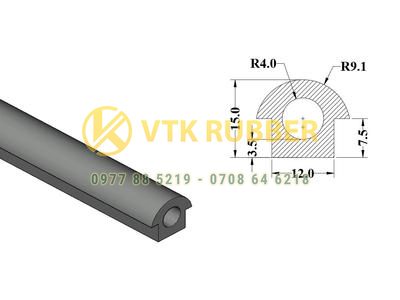 Báo giá ron cao su silicon chữ D ở tỉnh Lai Châu
