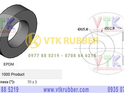 Công ty bán vòng đệm cao su EPDM giảm chấn ở Yên Bái