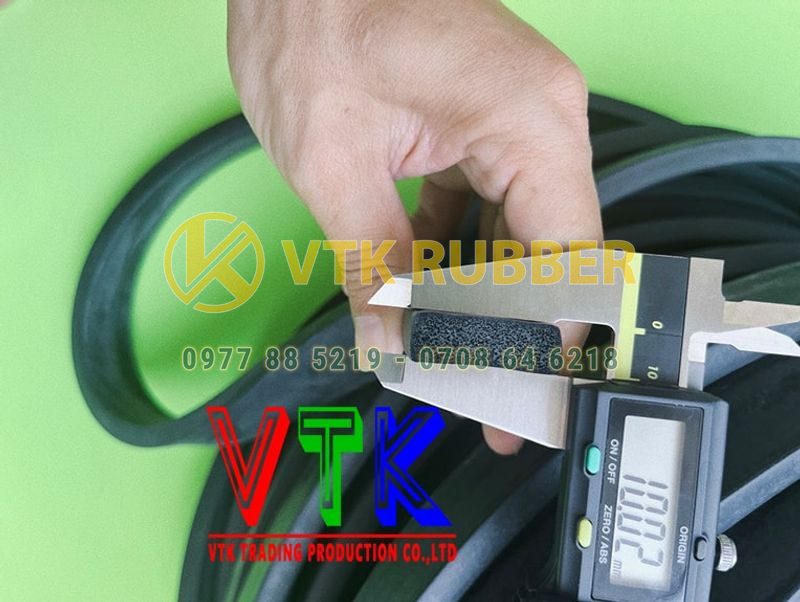 Ron cao su xốp EPDM chữ nhật ở Huế
