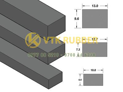 Ron cao su xốp chữ nhật công nghiệp tại Cần Thơ
