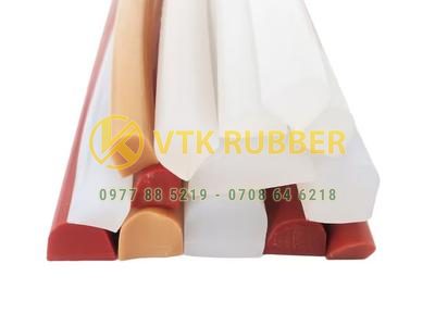 Gioăng silicon cao su trắng chịu nhiệt chữ D