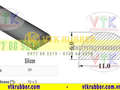 Nơi bán gioăng silicon trắng chịu nhiệt chữ D Thanh Hoá
