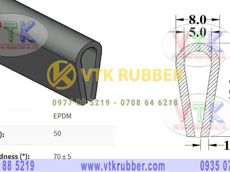 Mua ron cao su chịu lực chữ U ở tỉnh Sơn La