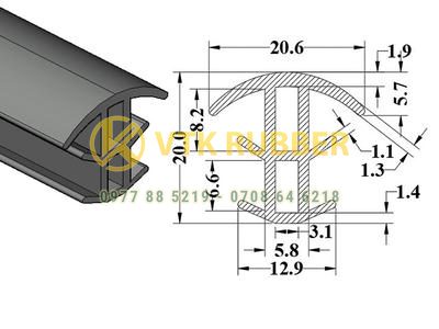 Công ty bán gioăng silicon trắng chữ T chịu nhiệt ở Gia Lai