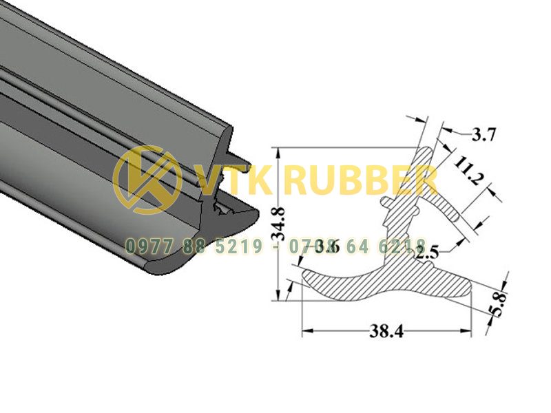 Địa chỉ bán ron cao su xốp cửa kho lạnh ở Hà Tĩnh
