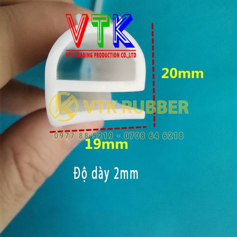 Ron silicon chữ E 19x20x2