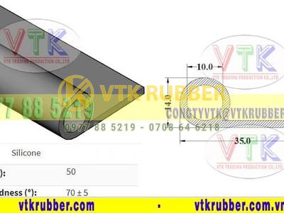 Cung cấp gioăng silicon chịu nhiệt chữ P ở Đồng Tháp