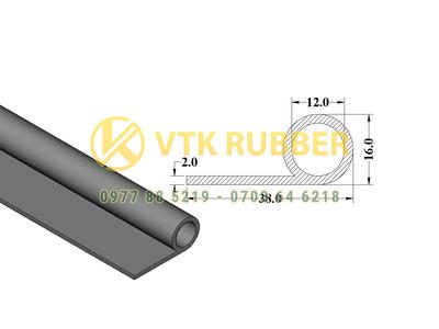 Địa chỉ gioăng cao su thuỷ lực chữ P, cao su củ tỏi ở Hà Nội