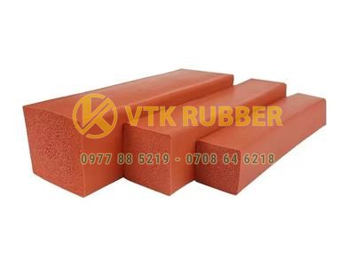Gioăng silicon xốp hình vuông – Cách âm, chống bụi hiệu quả