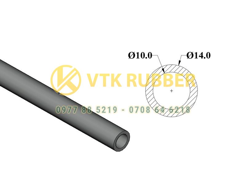 Nơi sản xuất ống silicon phi 10x14 ở Quảng Ninh