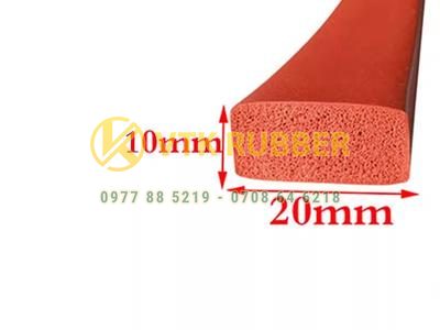 Ron xốp silicon hình chữ nhật – Cách nhiệt, chống ồn, đàn hồi tốt