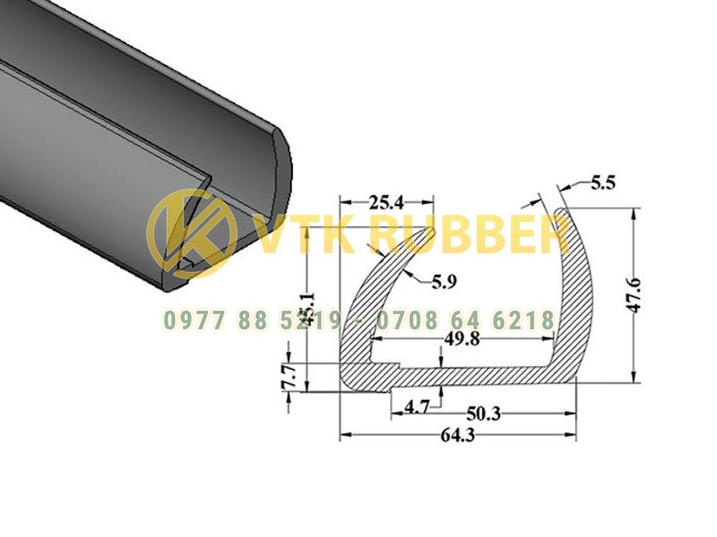 Cơ sở sản xuất gioăng cao su cửa xe đông lạnh ở Đà Nẵng