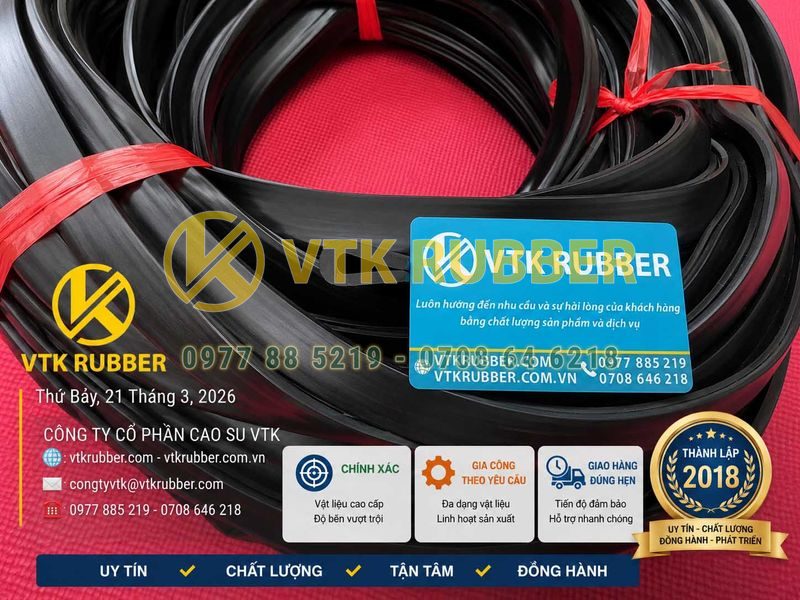 Ron cao su EPDM chữ U 12x25x3, khe 6mm