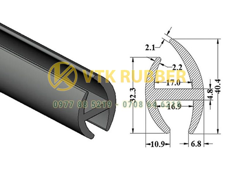 Nơi cung cấp gioăng cao su chữ H ở Quảng Nam