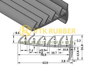 Gioăng cao su cho cửa thùng xe tải, xe đông lạnh ở TP. Cần Thơ