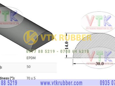 Mua ron cao su xốp chữ D ở tỉnh Hòa Bình