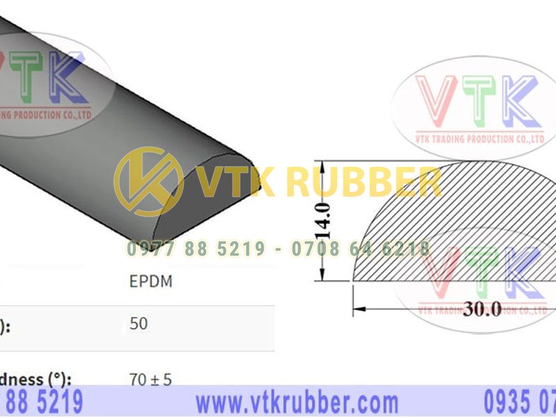 Mua ron cao su xốp chữ D ở tỉnh Hòa Bình