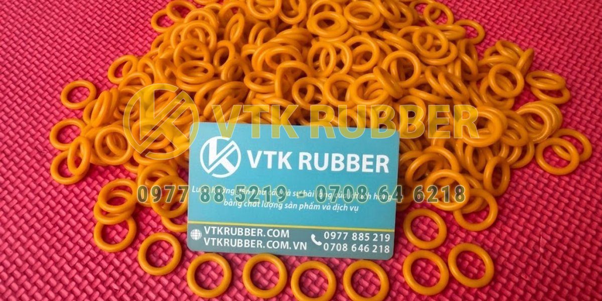 Sản xuất O-ring silicon vàng theo kích thước bản vẽ