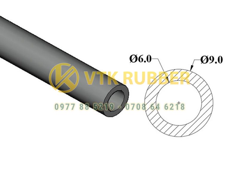 Mua ống ron tròn silicon phi 6x9 ở Hải Dương