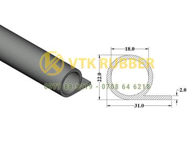 Công ty bán gioăng silicon chịu nhiệt chữ P Hà Tĩnh