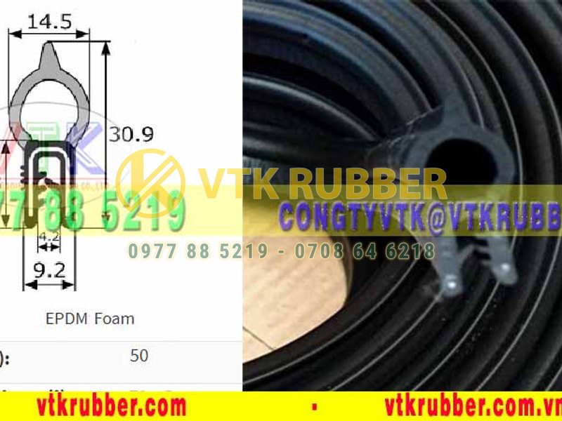 Ron cao su xốp bọc kẽm - 10038