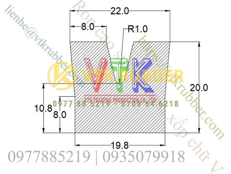 ban ve ky thuat ron nep cao su silicon xop chu V 04 min